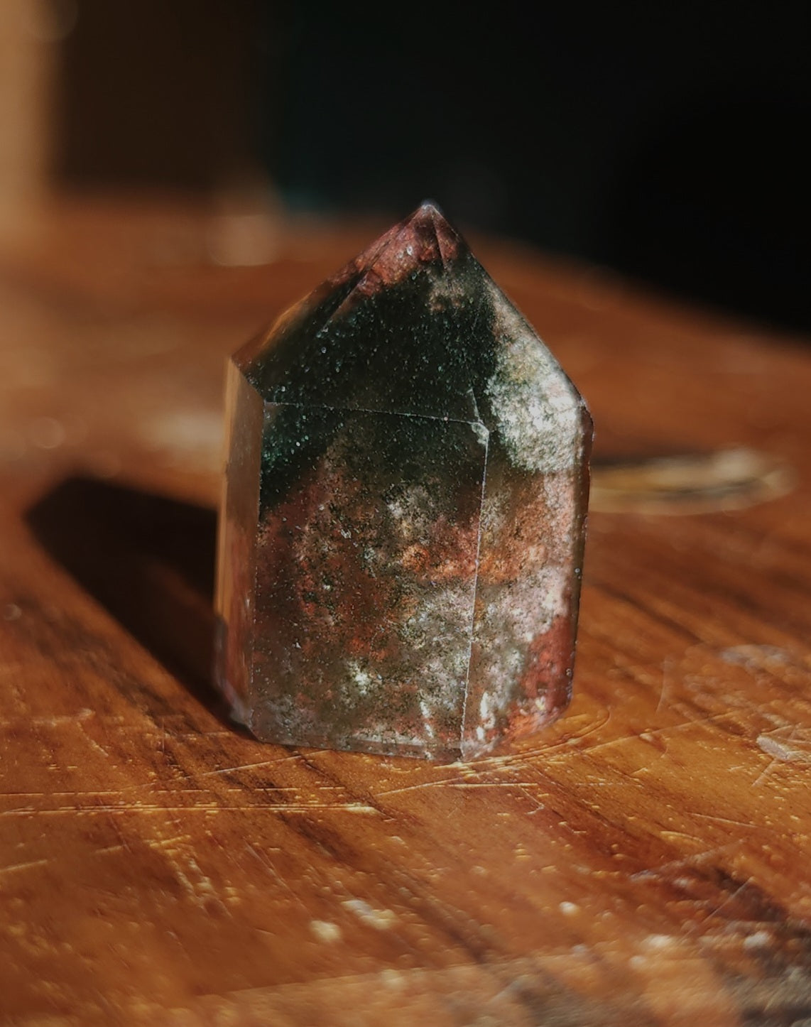 Lodolite Point AAA Garden Quartz