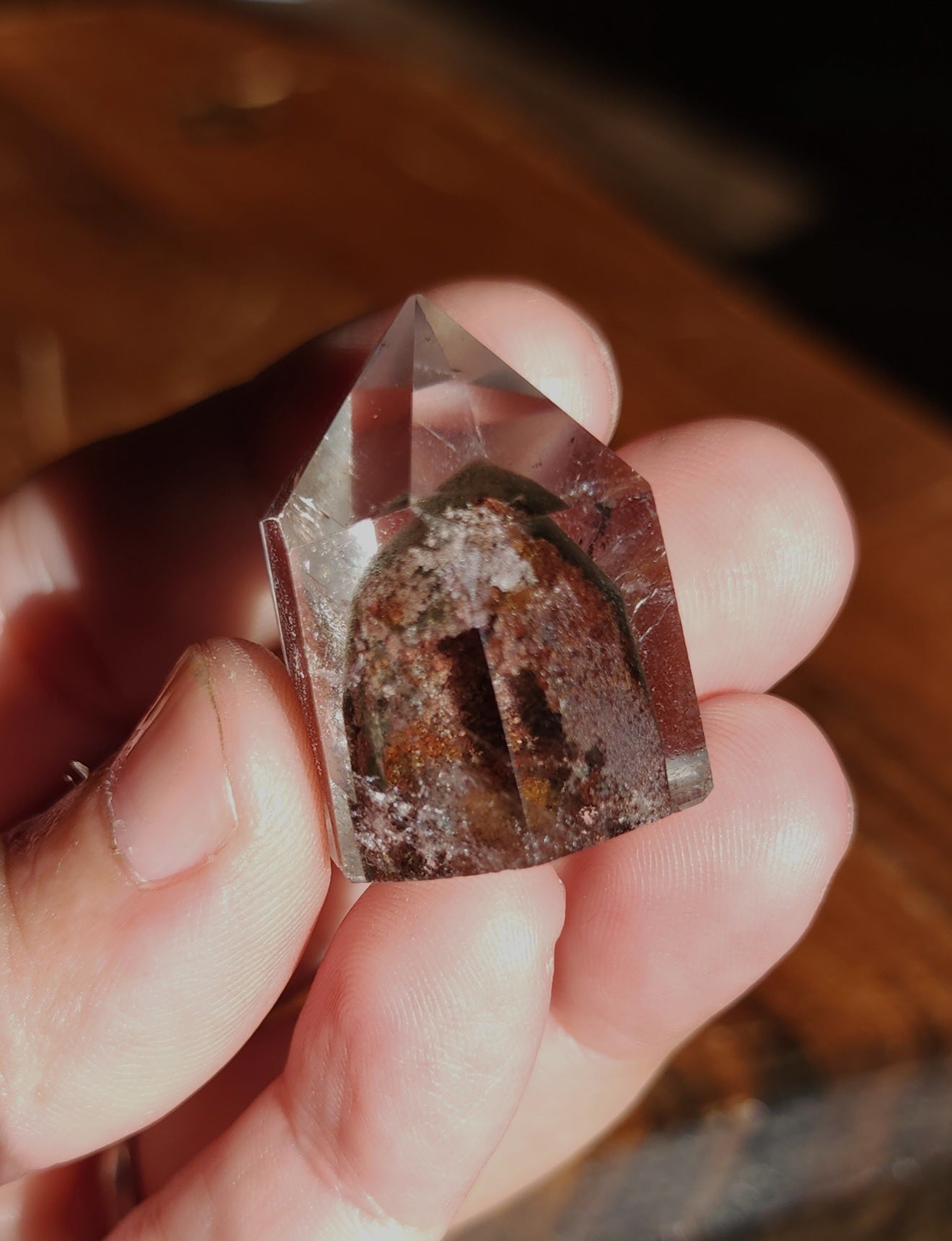 Lodolite Point AAA Garden Quartz