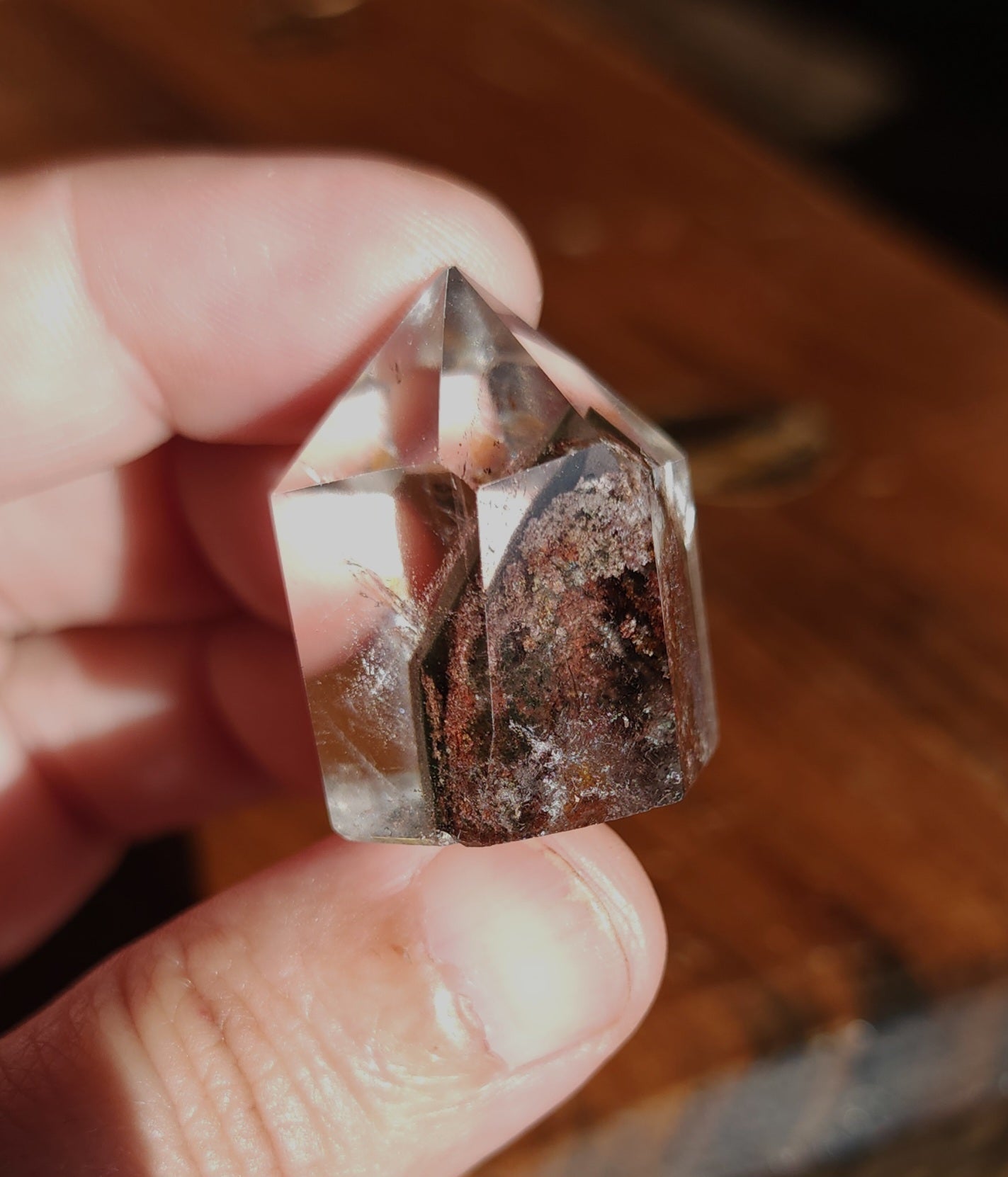 Lodolite Point AAA Garden Quartz