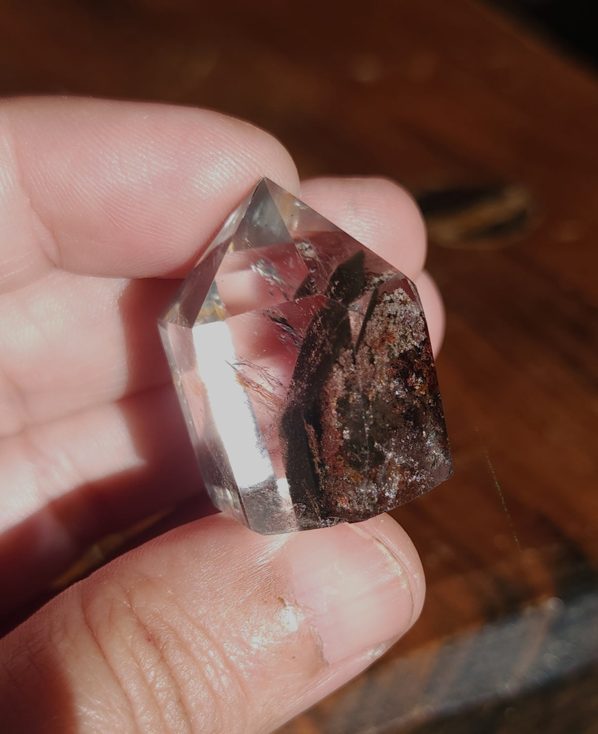 Lodolite Point AAA Garden Quartz