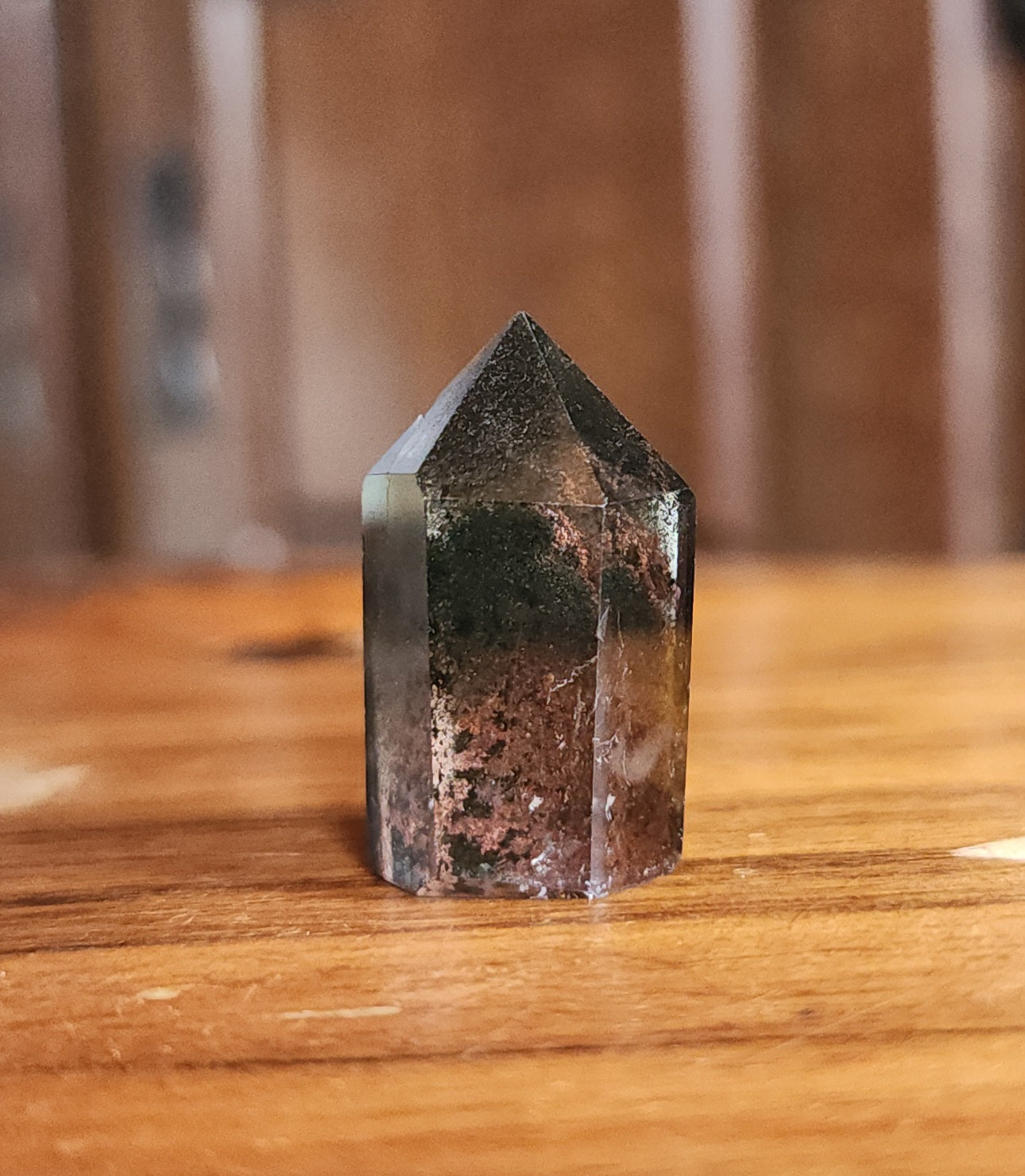 Lodolite Point AAA Garden Quartz