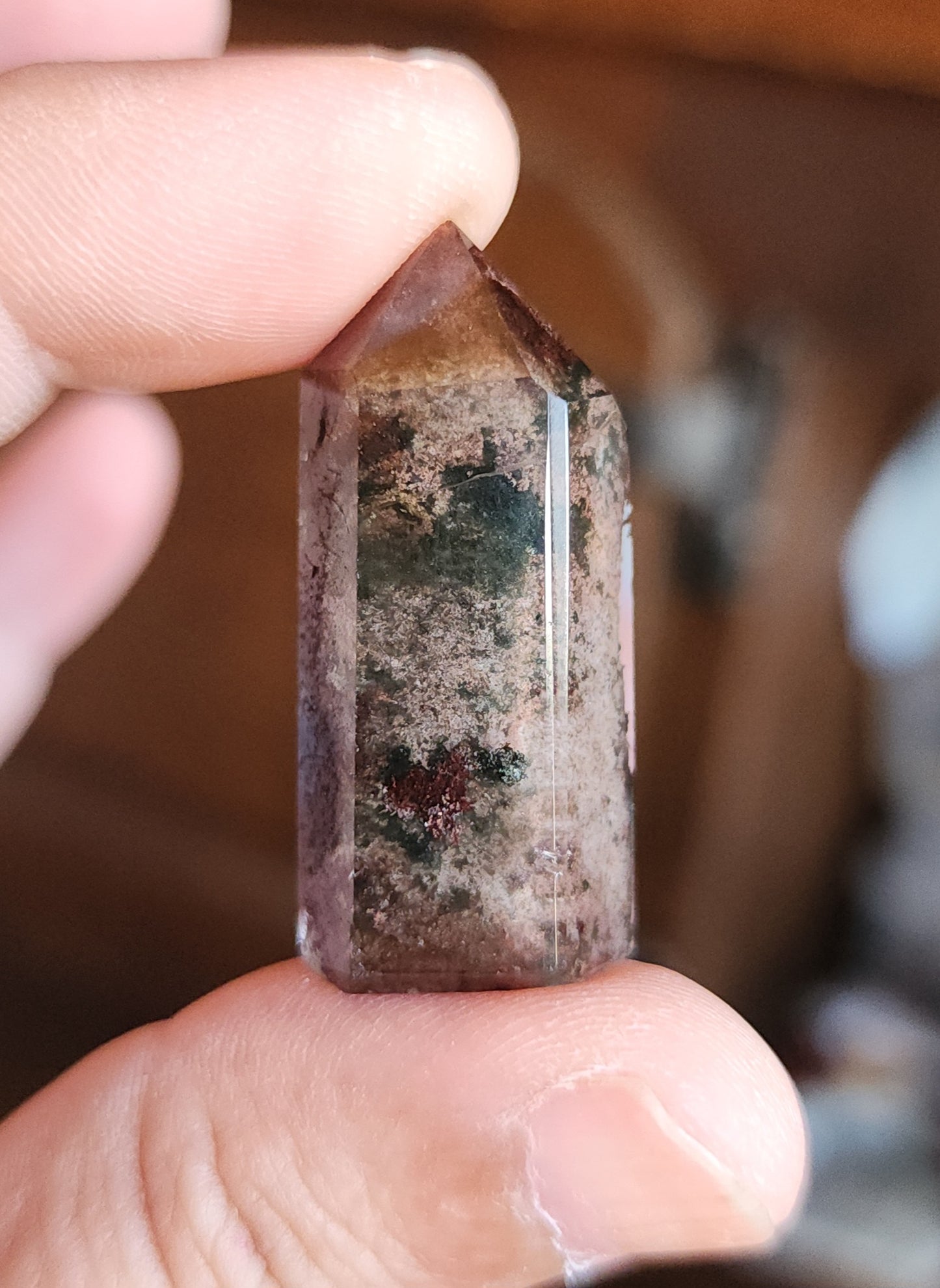 Lodolite Point AAA Garden Quartz