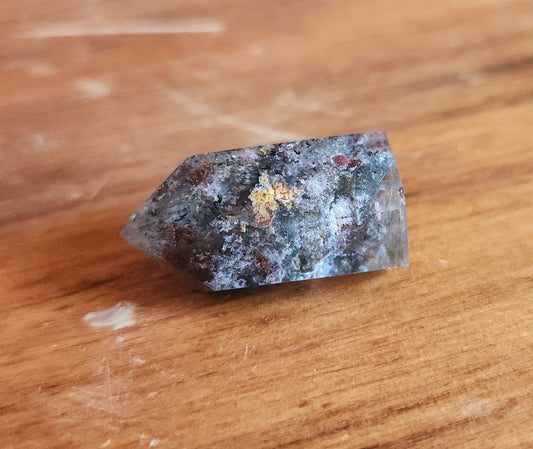 Lodolite Point AAA Garden Quartz