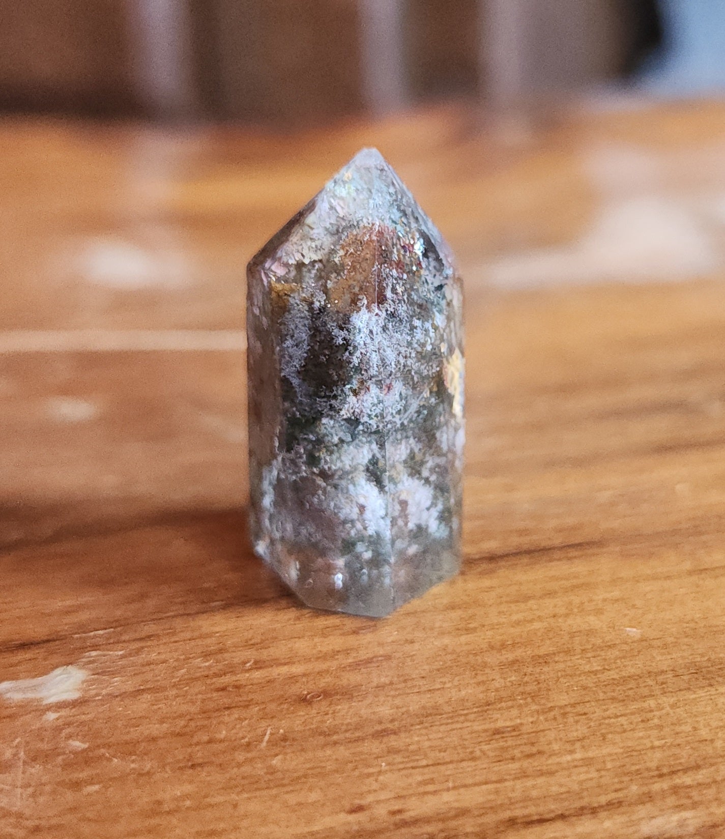 Lodolite Point AAA Garden Quartz