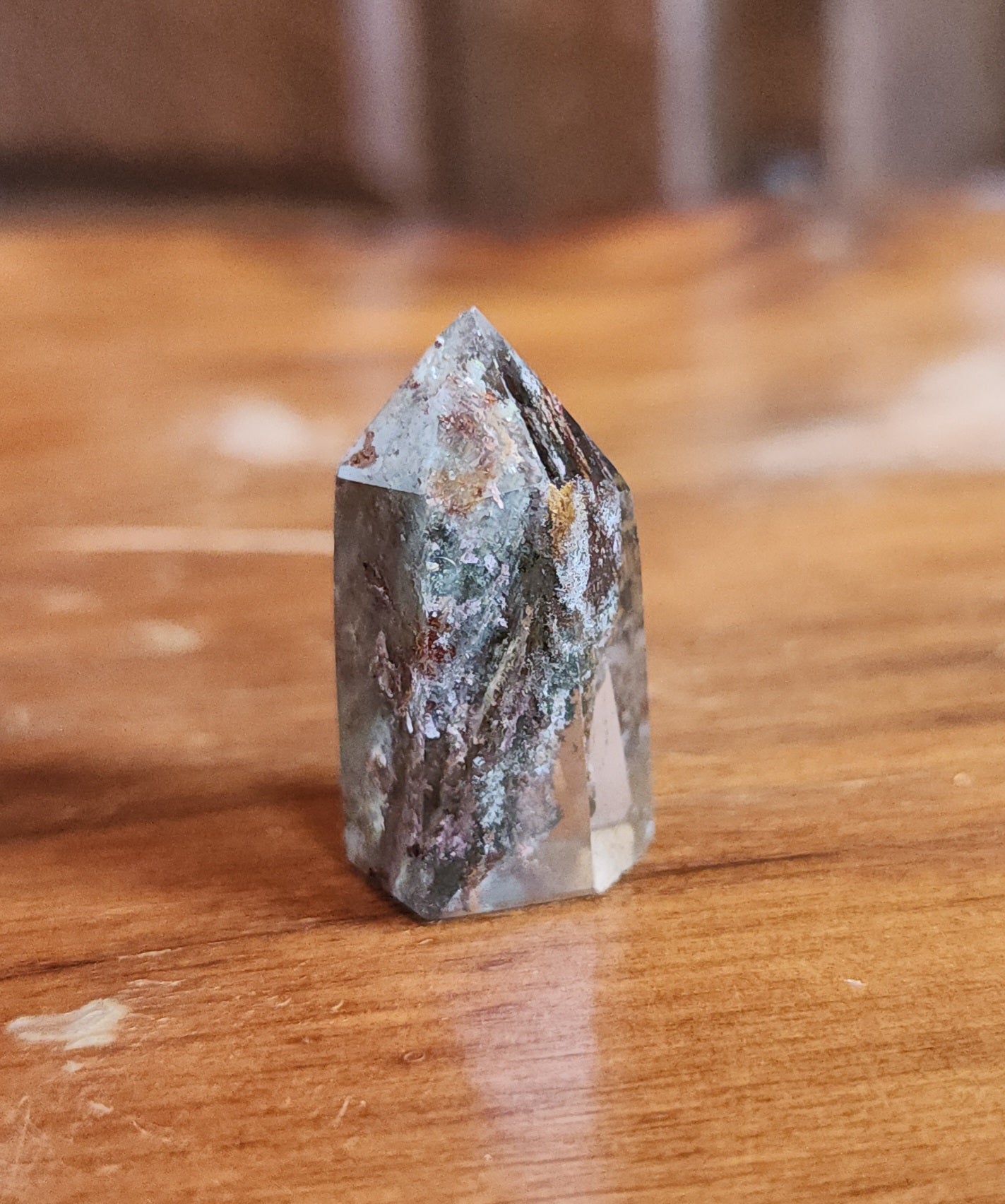 Lodolite Point AAA Garden Quartz