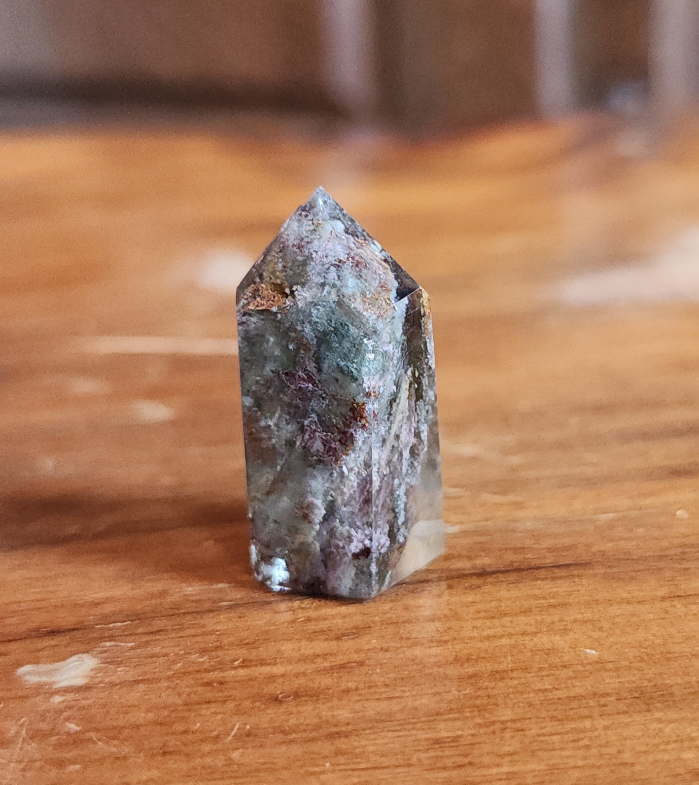 Lodolite Point AAA Garden Quartz