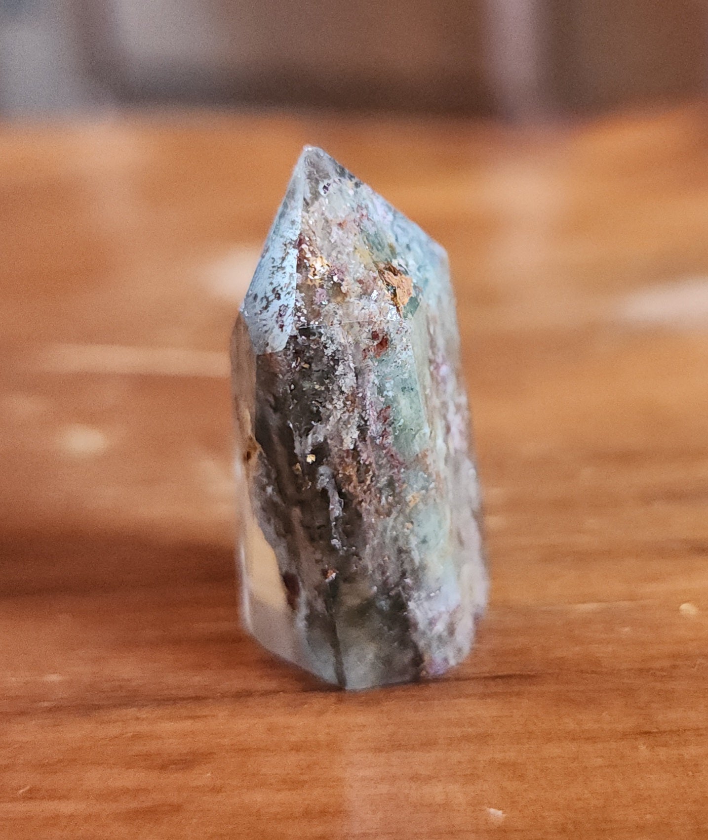 Lodolite Point AAA Garden Quartz