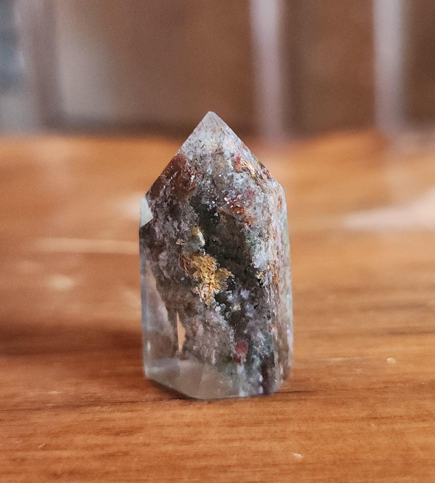 Lodolite Point AAA Garden Quartz