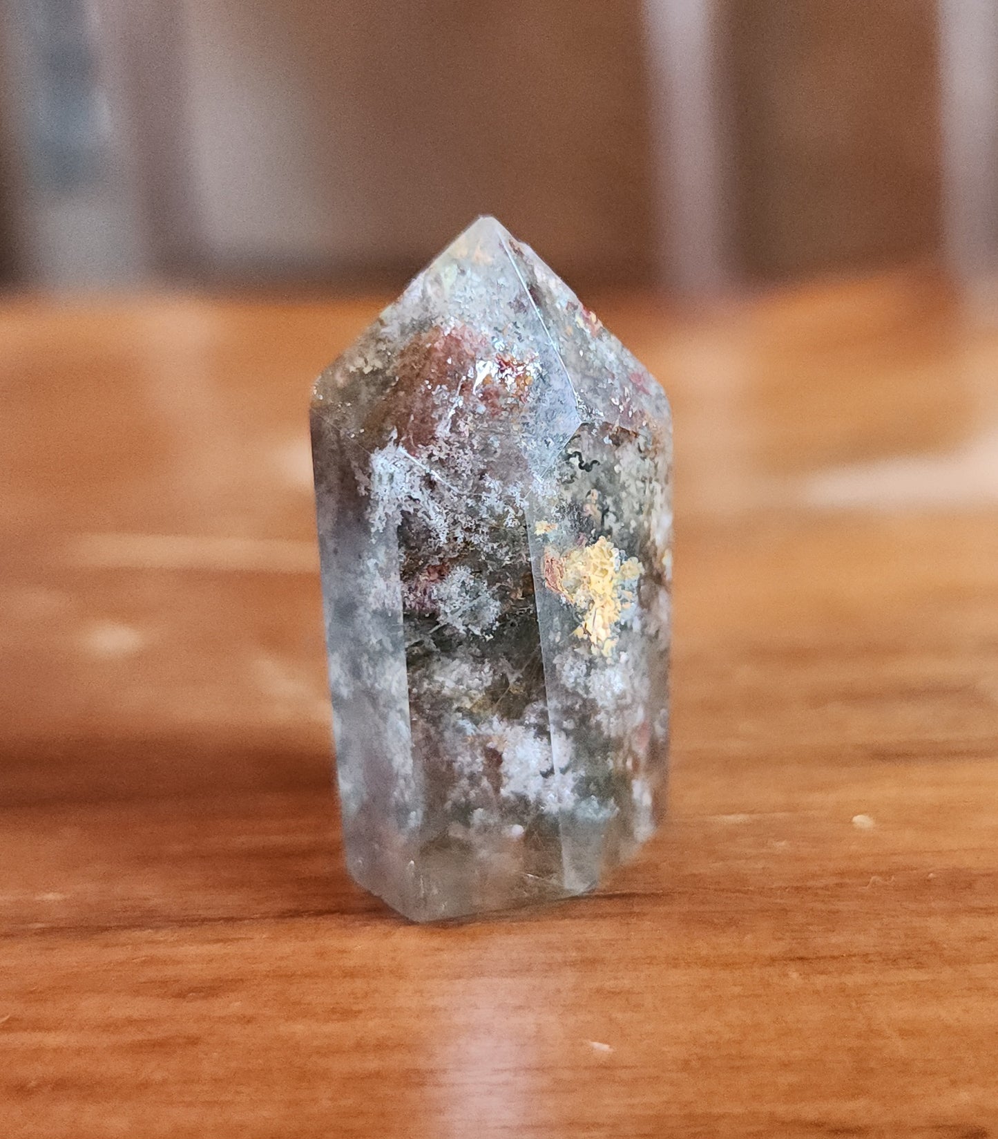 Lodolite Point AAA Garden Quartz