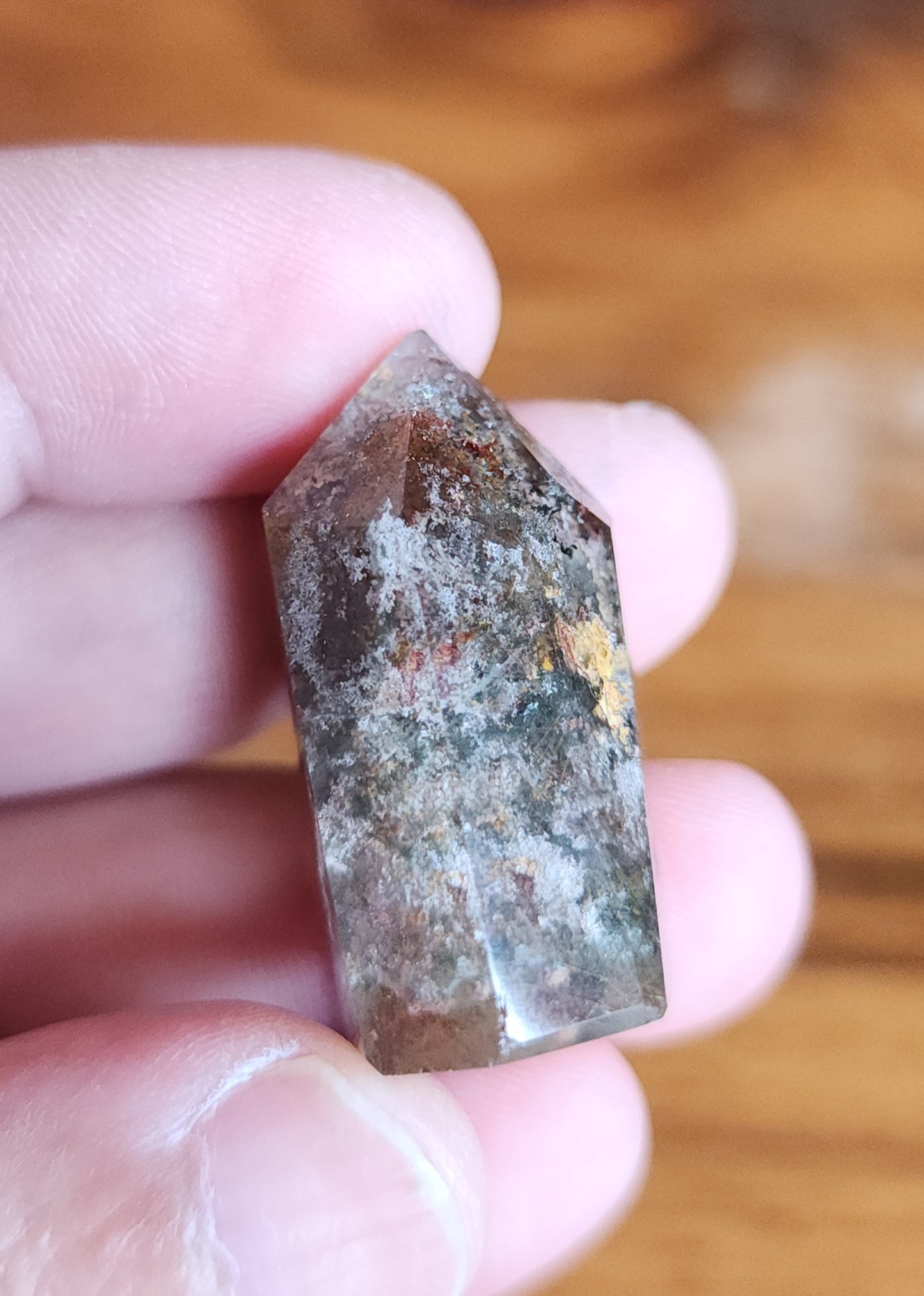 Lodolite Point AAA Garden Quartz