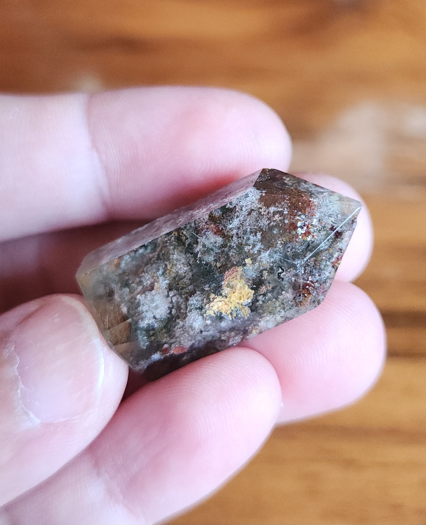 Lodolite Point AAA Garden Quartz