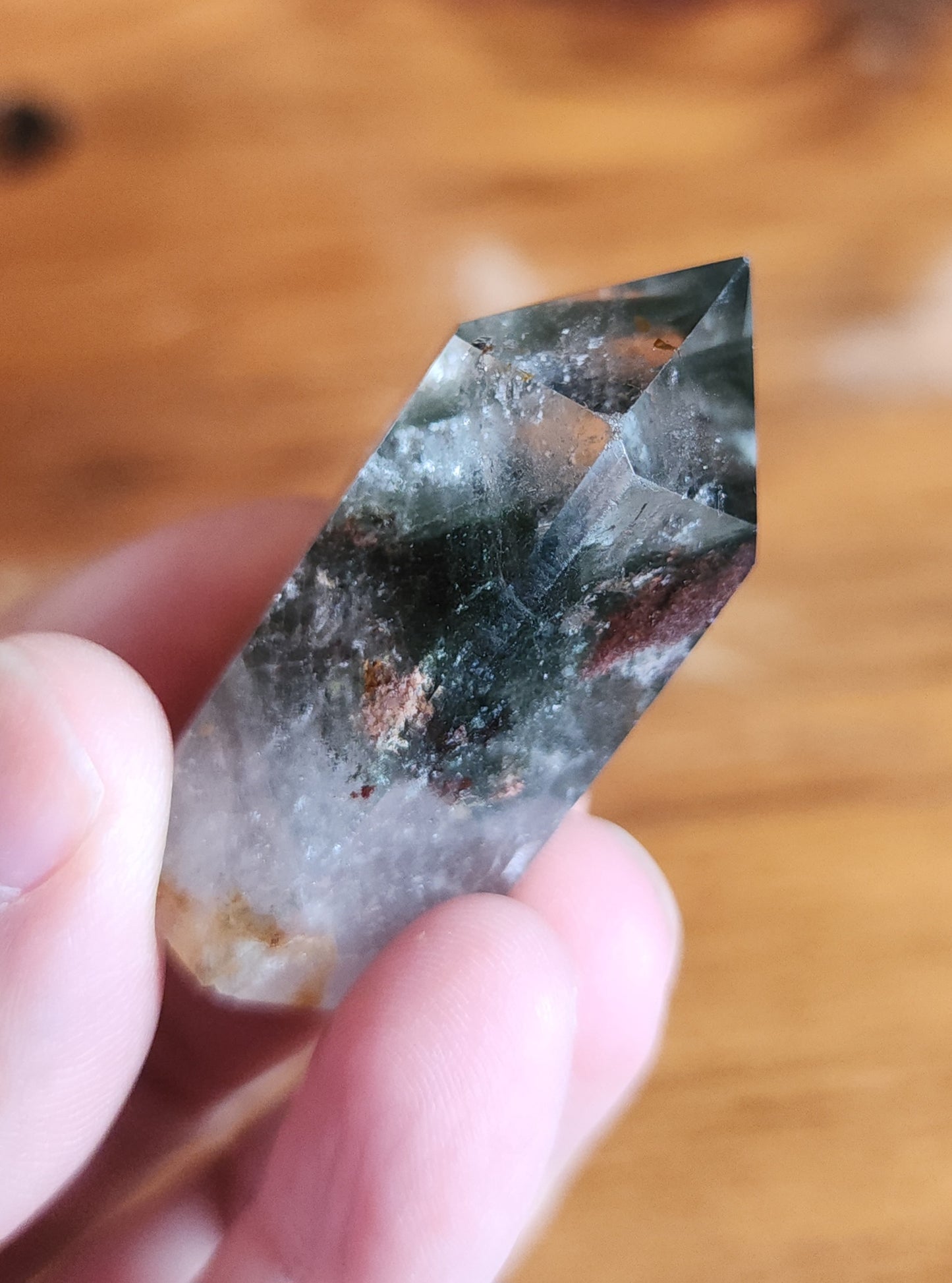 Lodolite Point AAA Garden Quartz