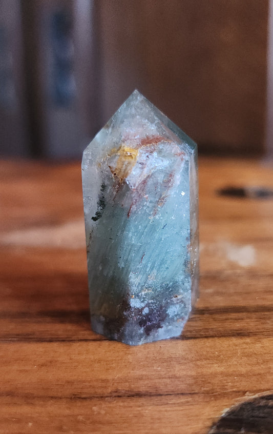 Lodolite Point AAA Garden Quartz