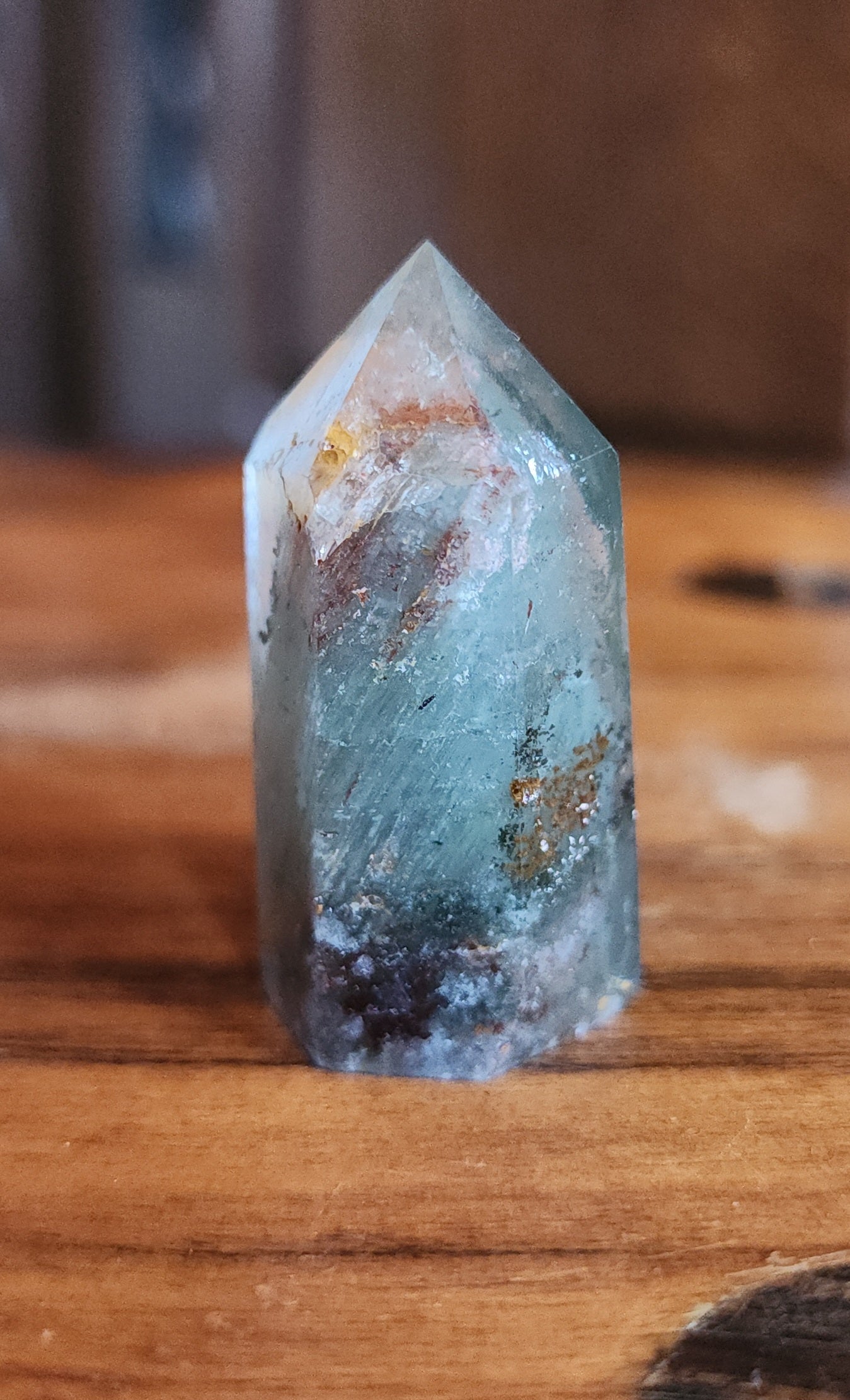 Lodolite Point AAA Garden Quartz
