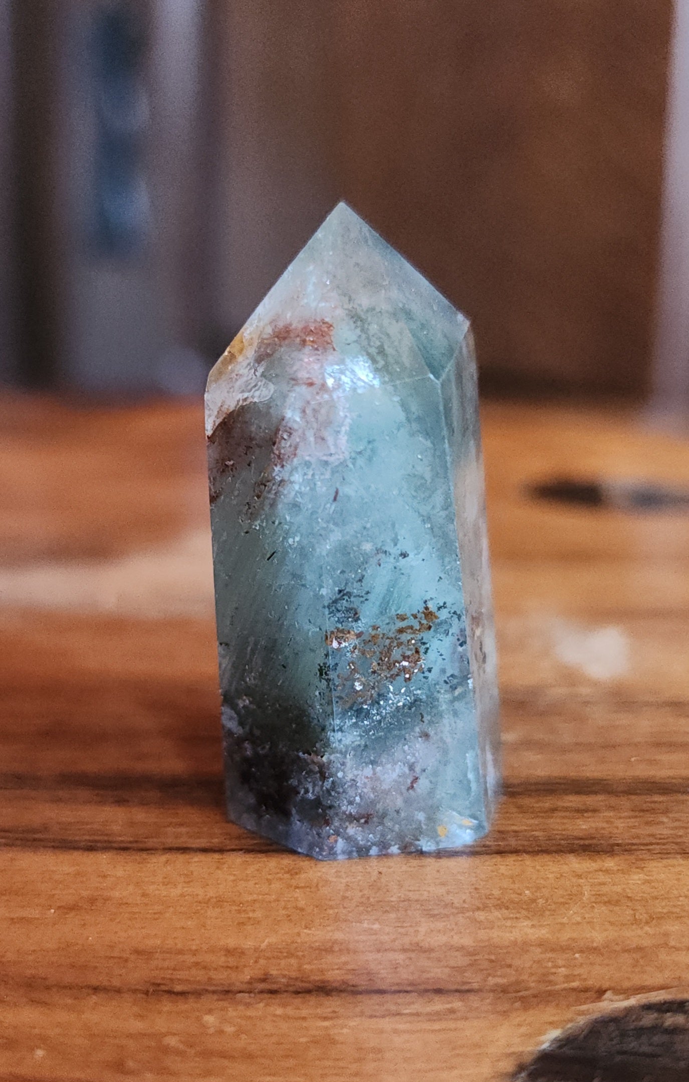Lodolite Point AAA Garden Quartz