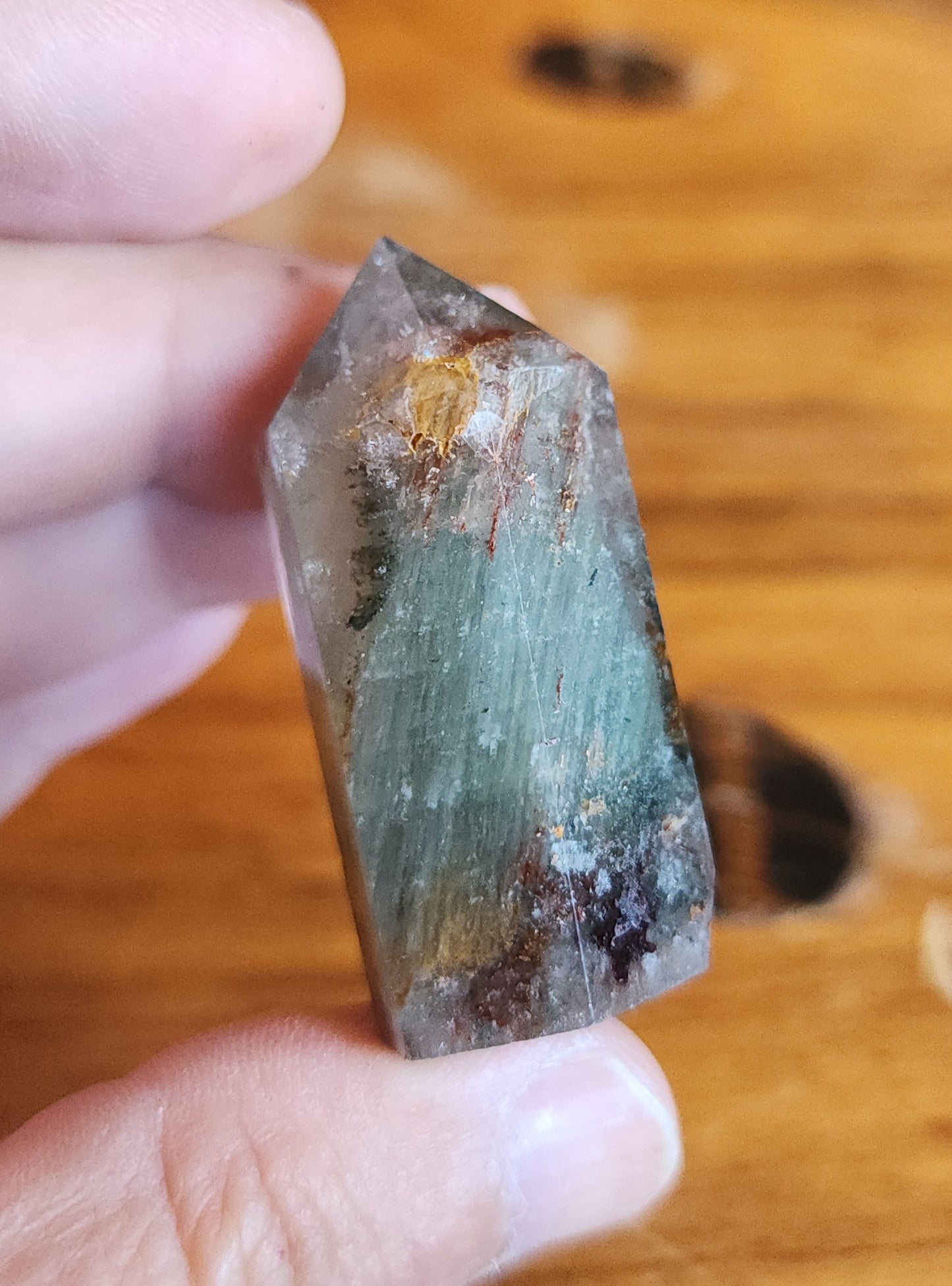 Lodolite Point AAA Garden Quartz