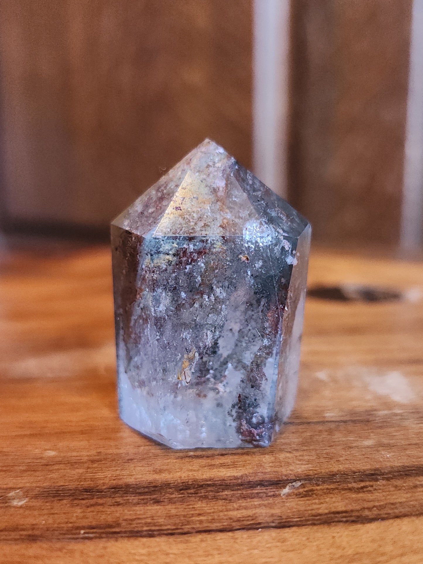 Lodolite Point AAA Garden Quartz