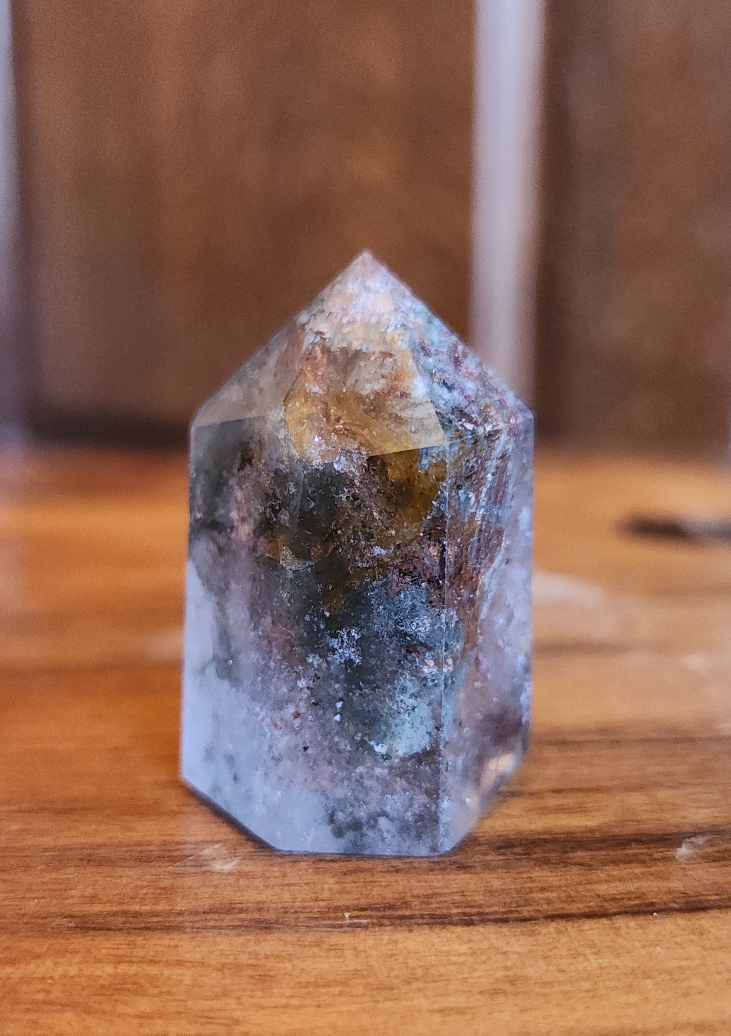 Lodolite Point AAA Garden Quartz