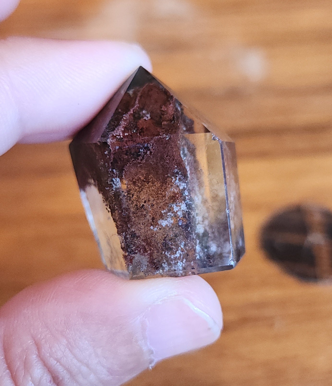 Lodolite Point AAA Garden Quartz