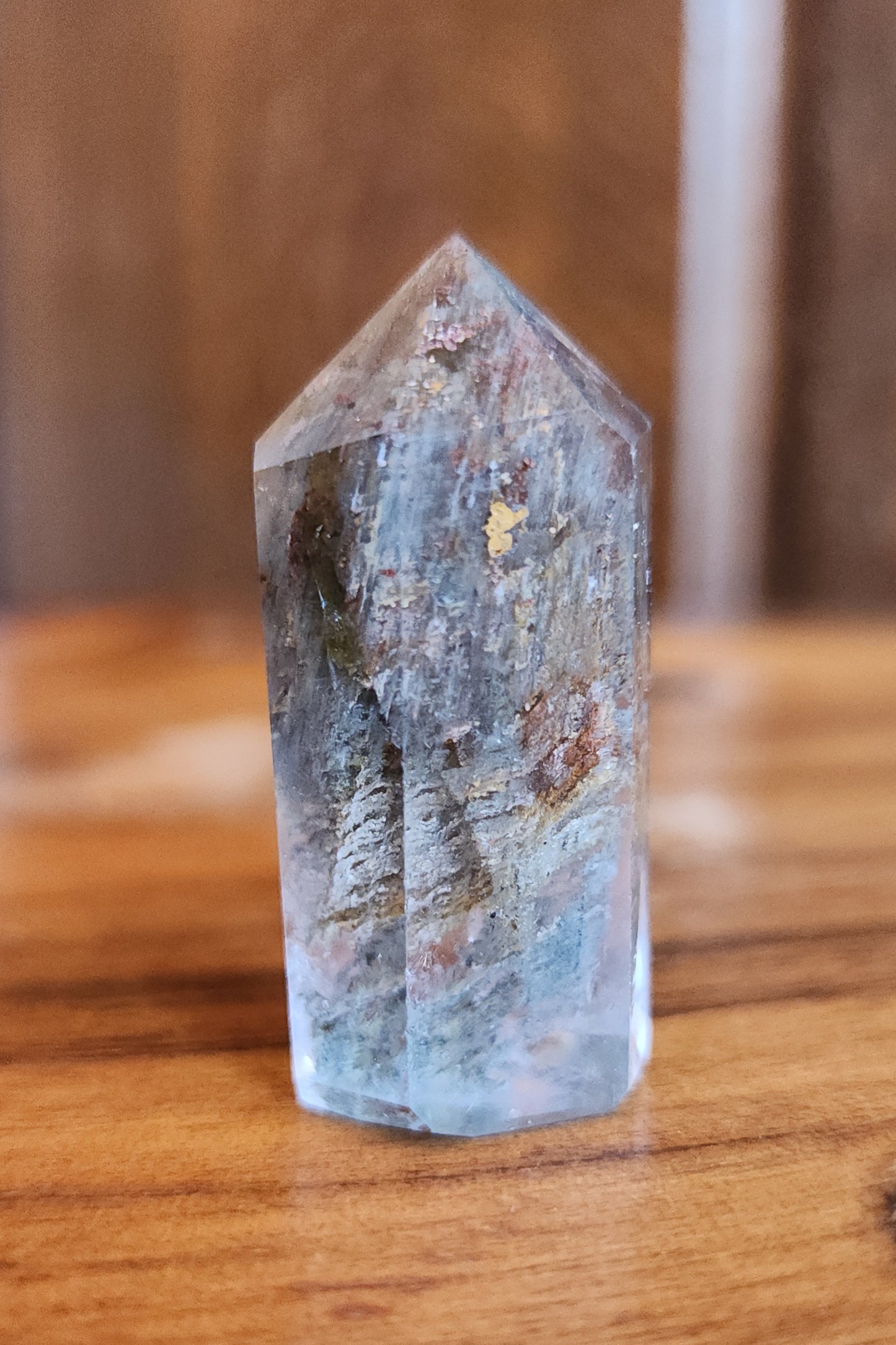 Lodolite Point AAA Garden Quartz