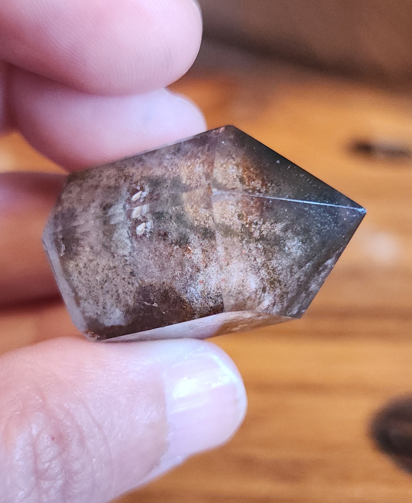 Lodolite Point AAA Garden Quartz