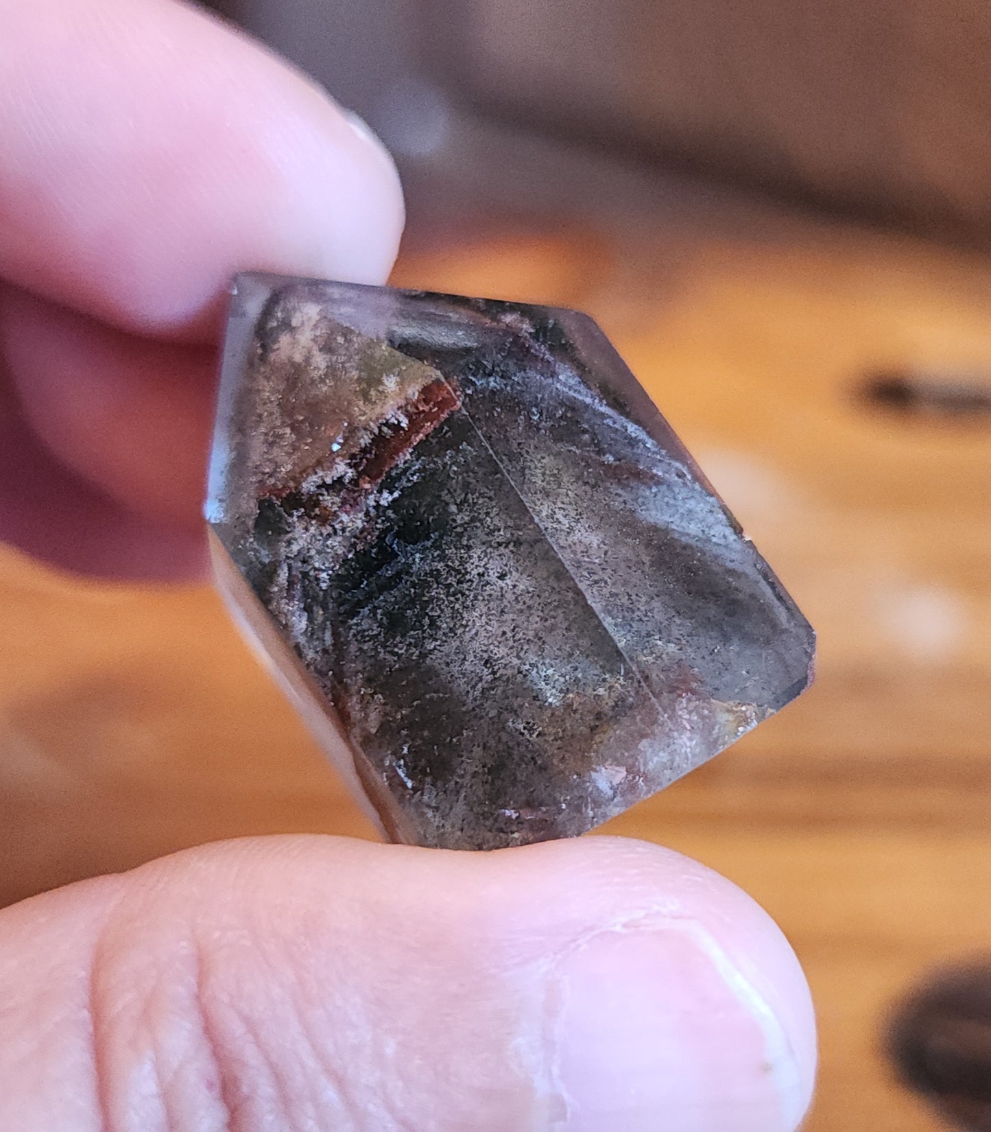 Lodolite Point AAA Garden Quartz