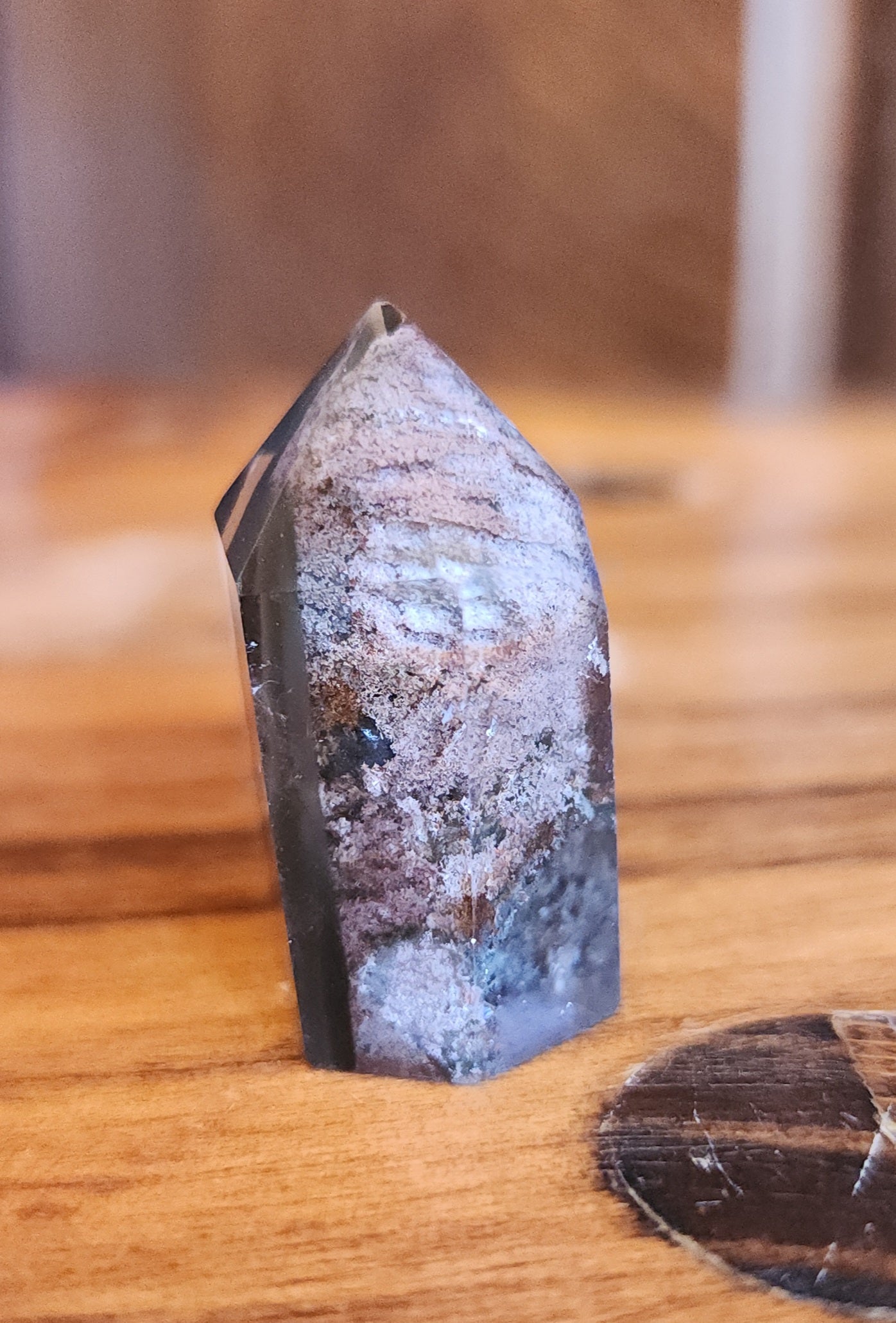 Lodolite Point AAA Garden Quartz
