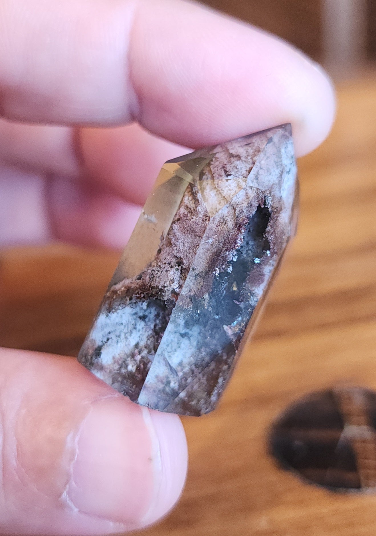 Lodolite Point AAA Garden Quartz