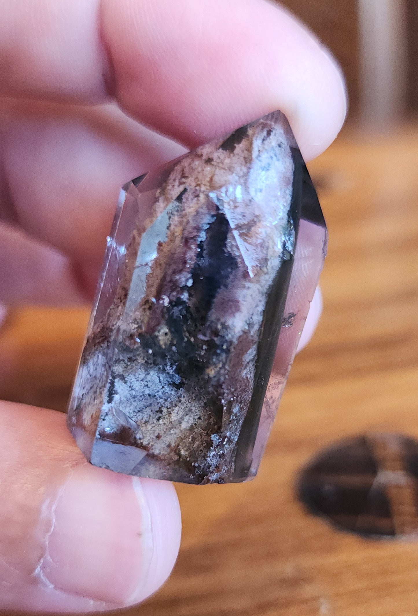 Lodolite Point AAA Garden Quartz