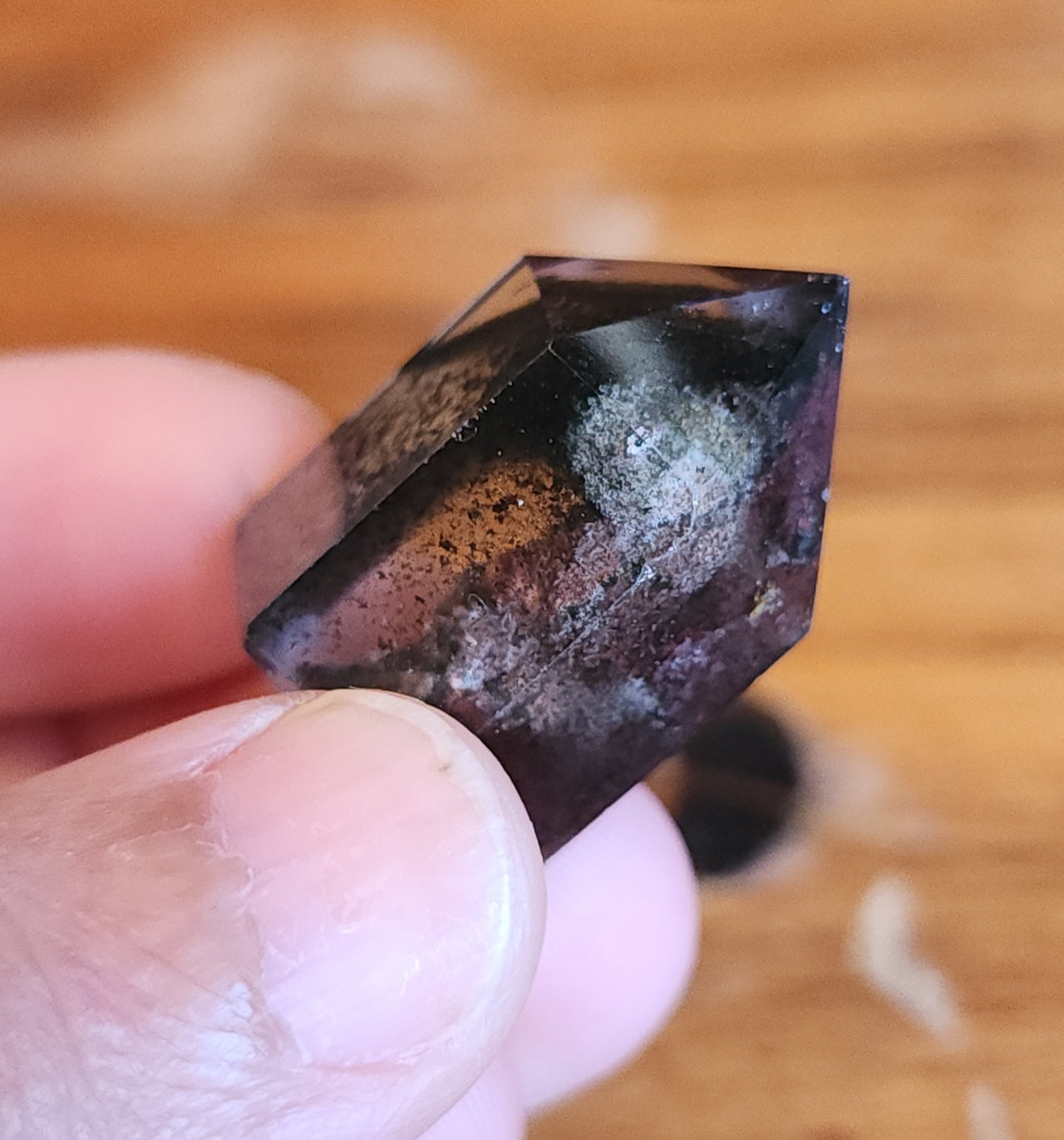 Lodolite Point AAA Garden Quartz