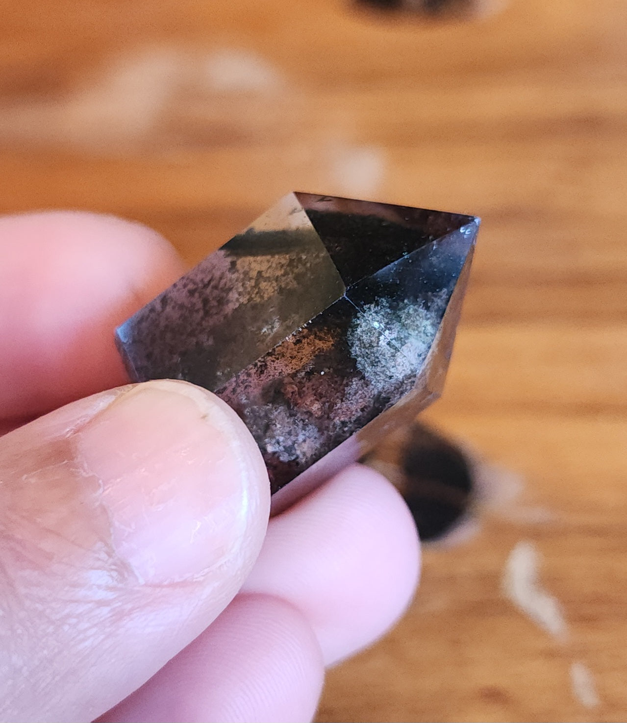 Lodolite Point AAA Garden Quartz