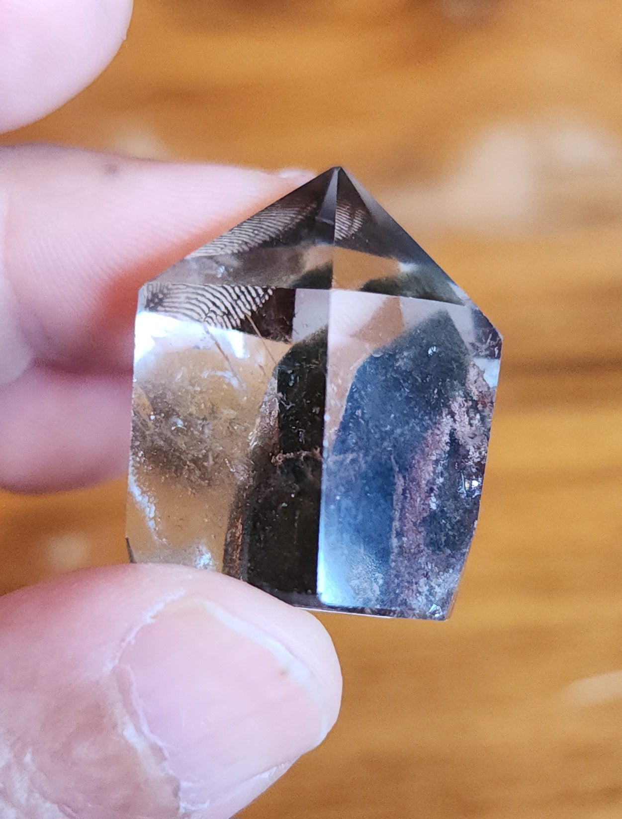 Lodolite Point AAA Garden Quartz