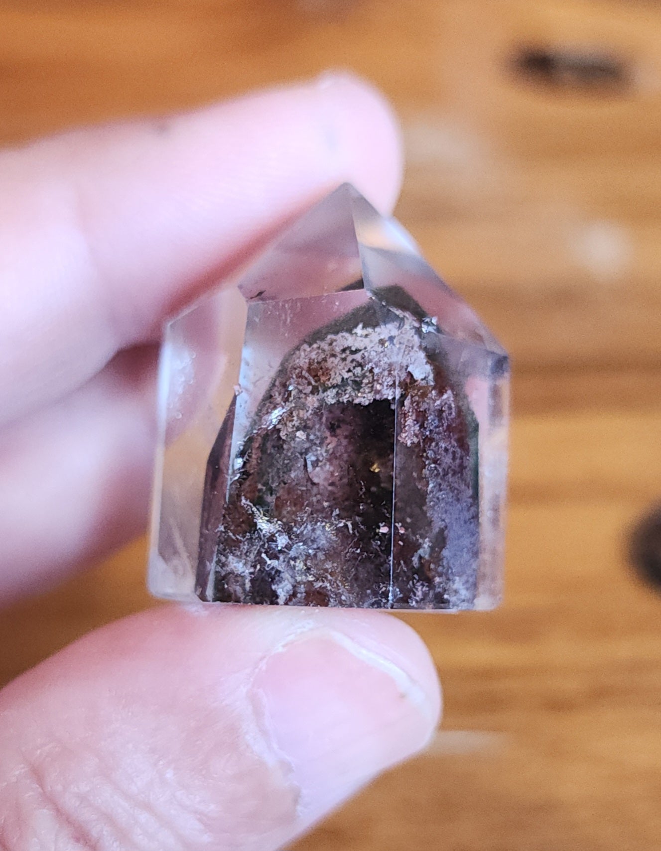 Lodolite Point AAA Garden Quartz