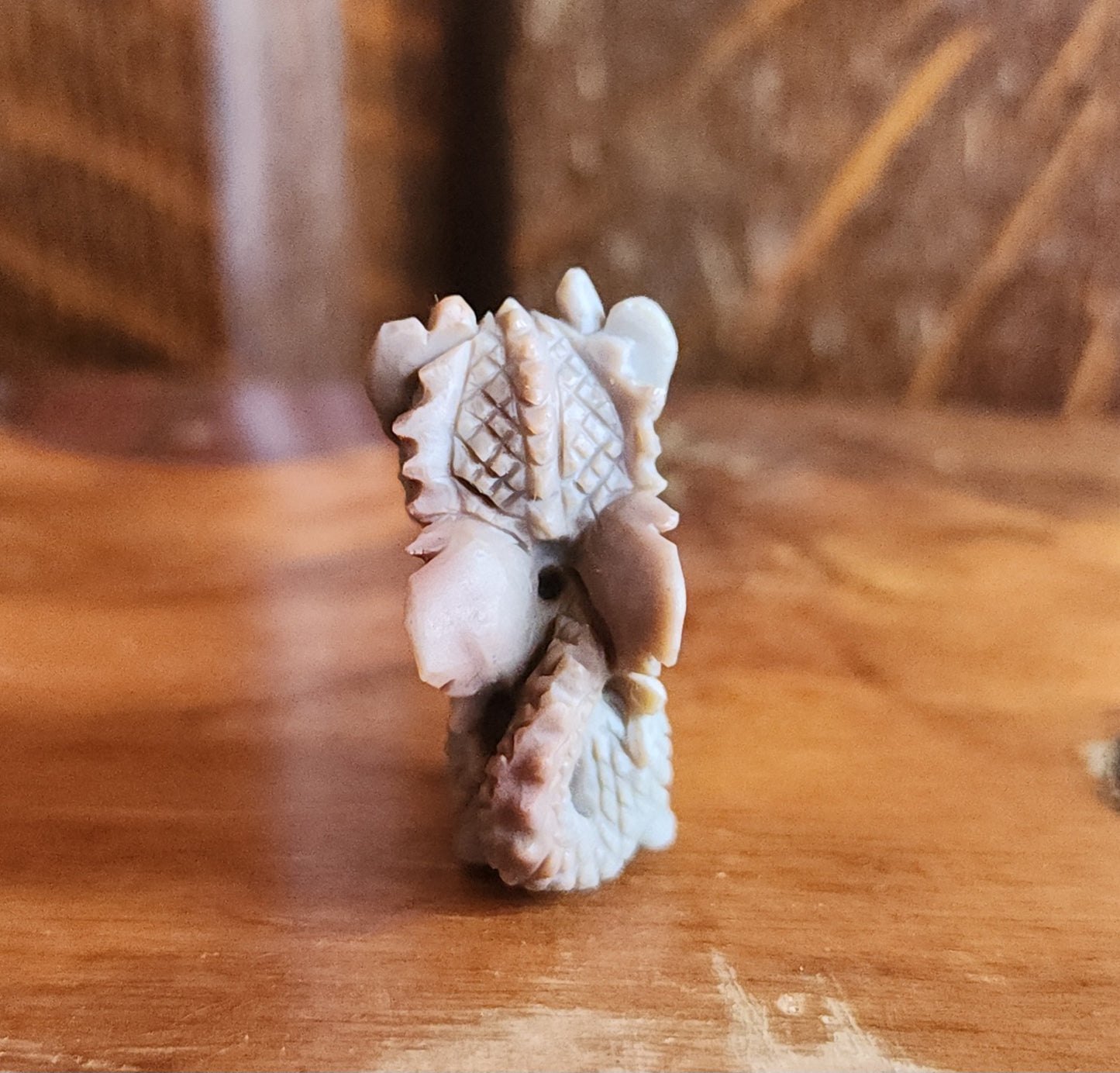 Alashan Agate Dragon - Grey