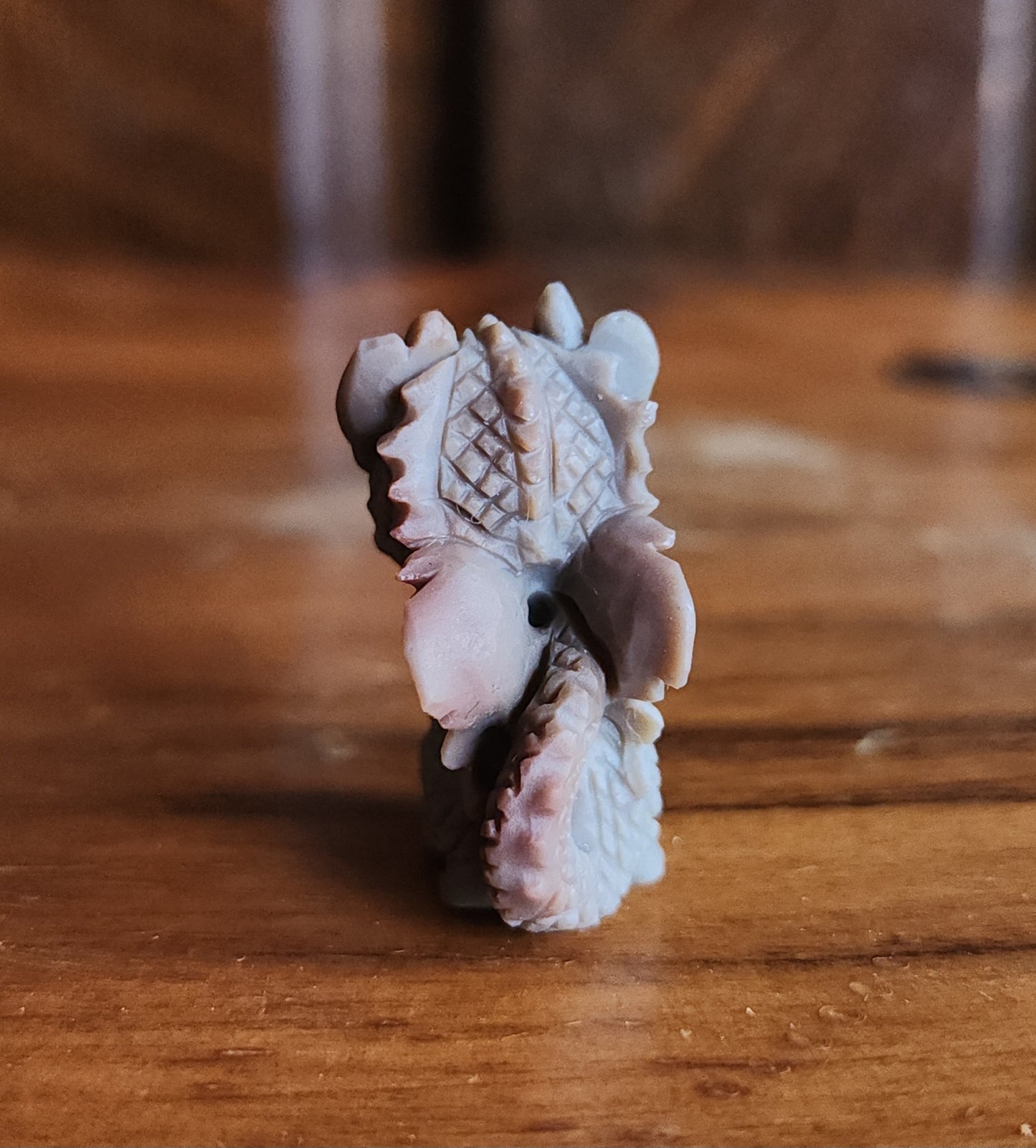 Alashan Agate Dragon - Grey