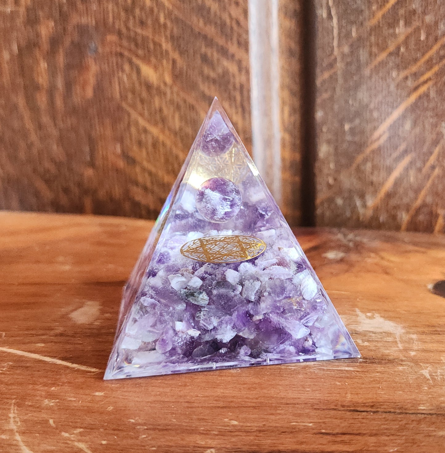 Amethyst Hexagram Orgonite
