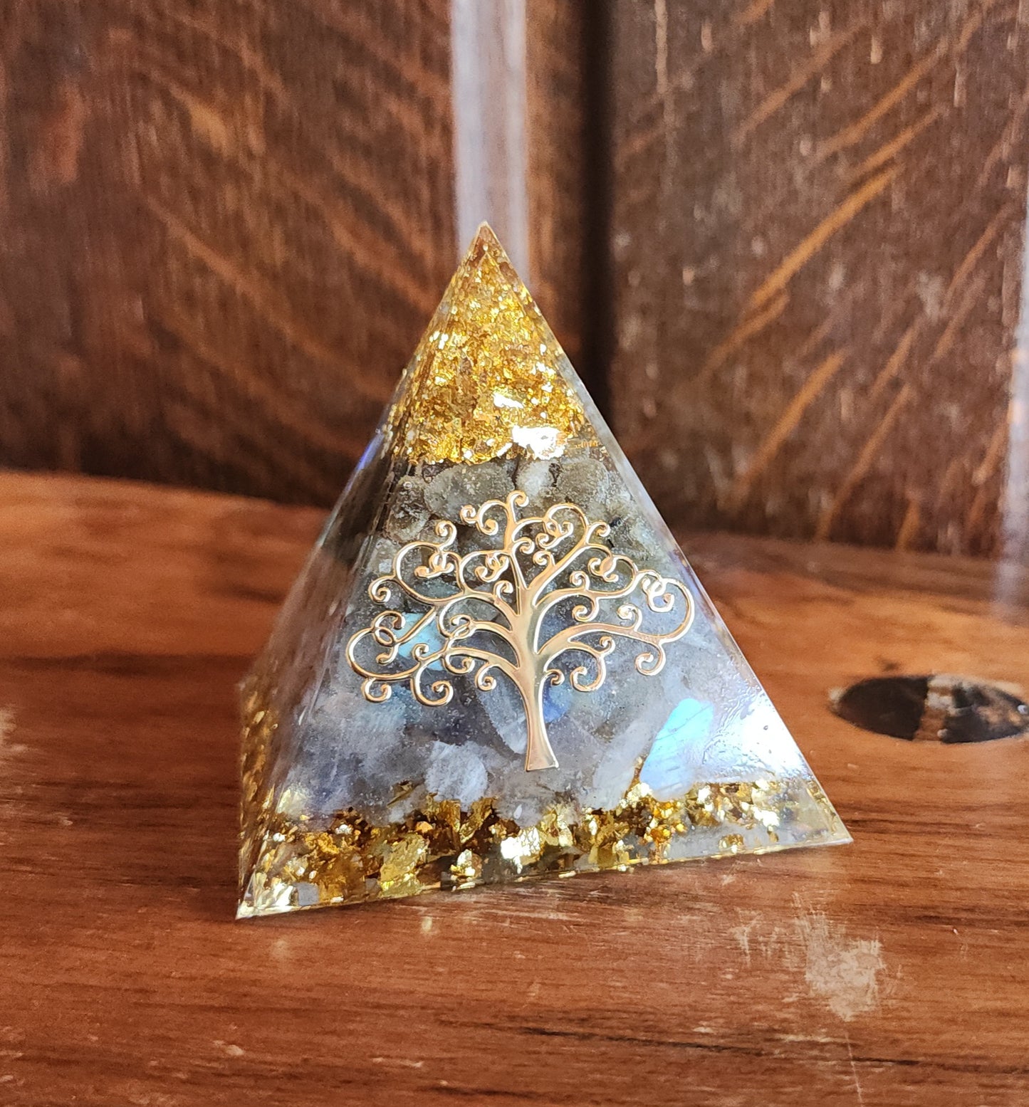 Labradorite Tree of Life Orgonite