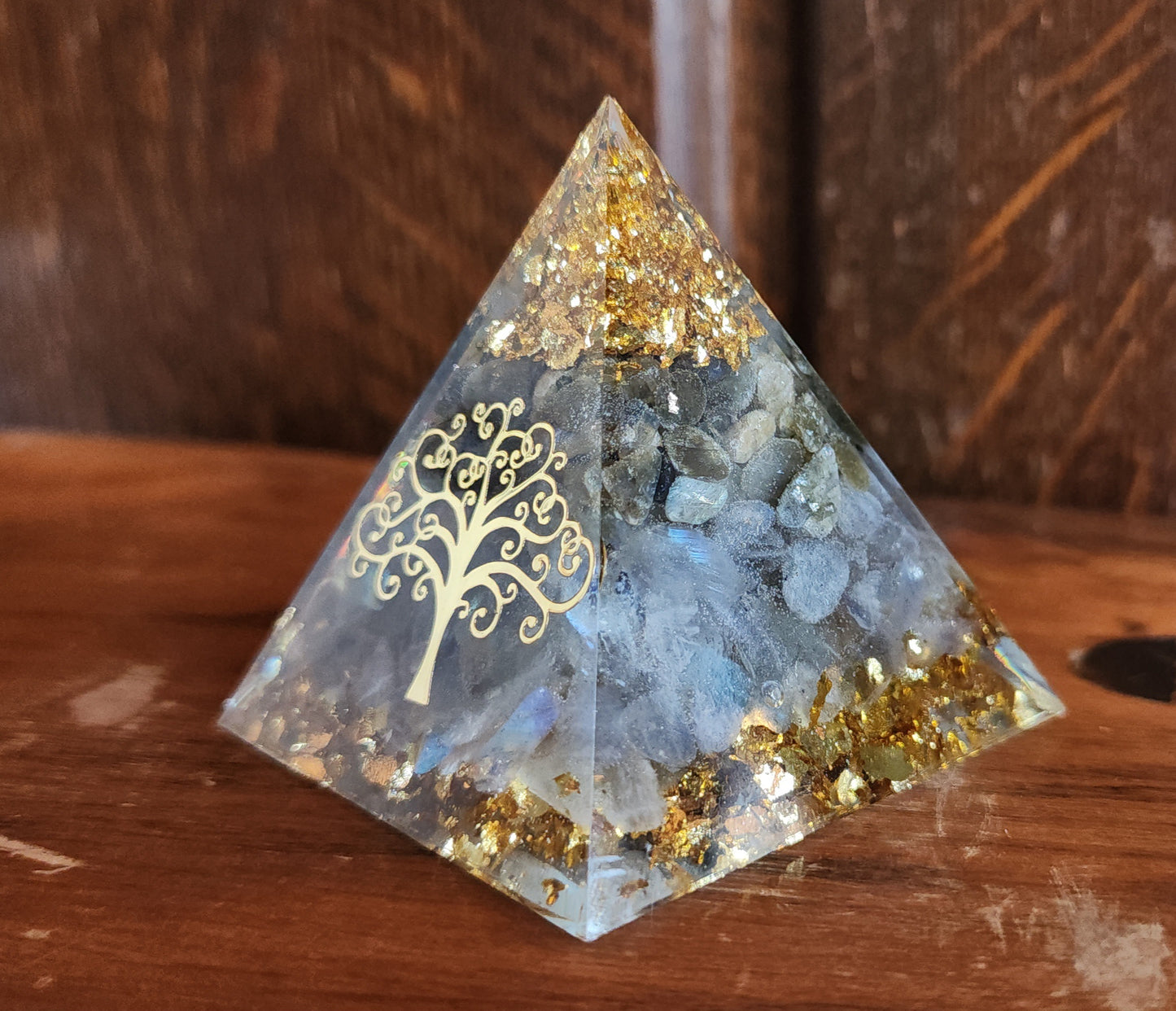 Labradorite Tree of Life Orgonite