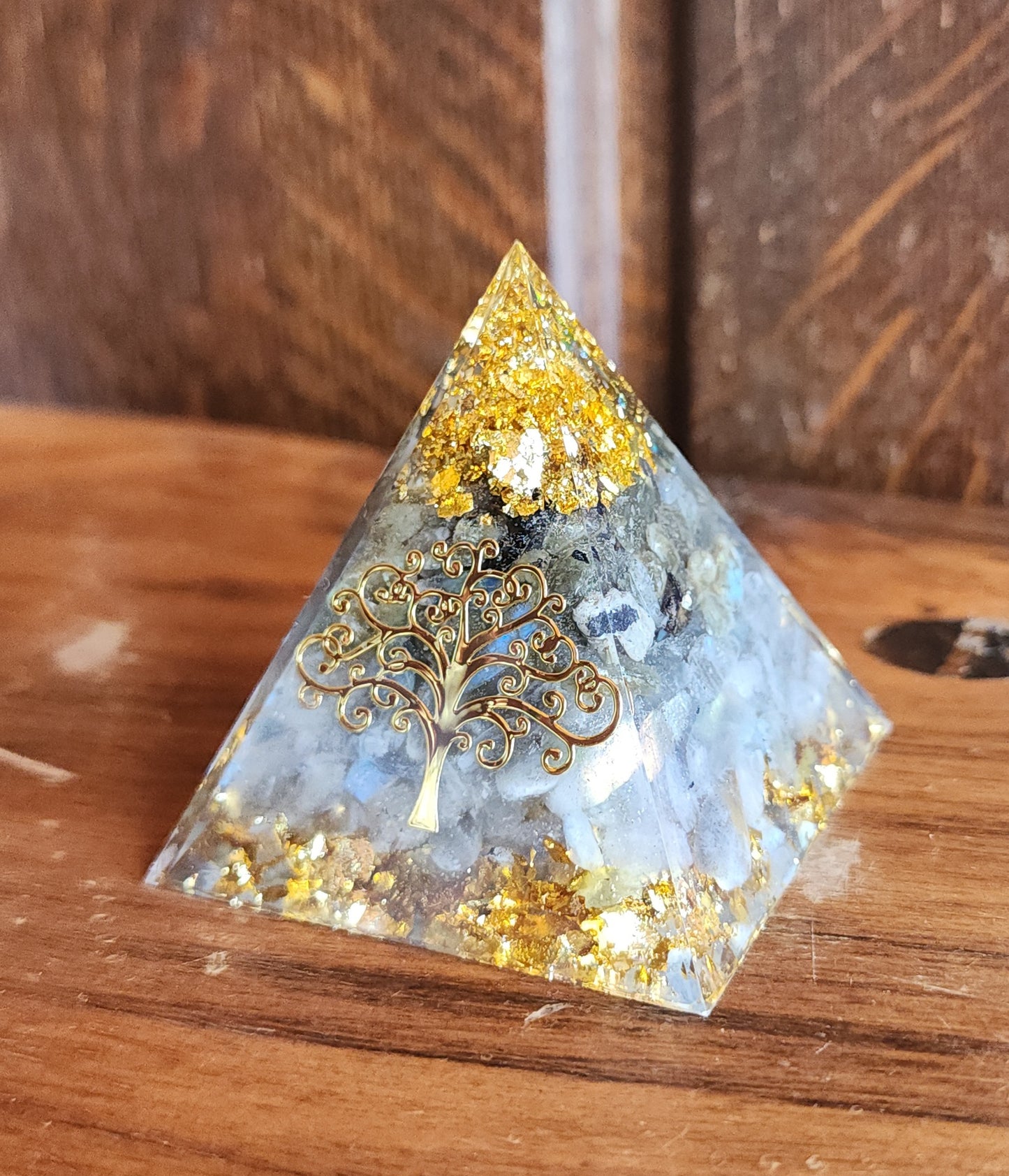 Labradorite Tree of Life Orgonite