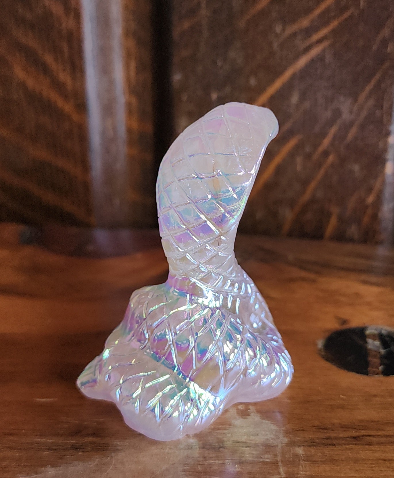 Aura Rose Quartz Cobra