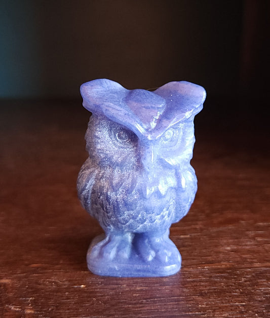 Blue Aventurine Owl