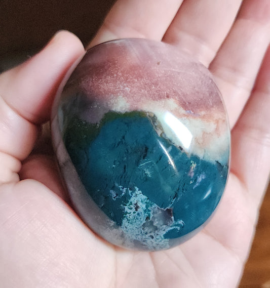 Ocean Jasper Palm Stone