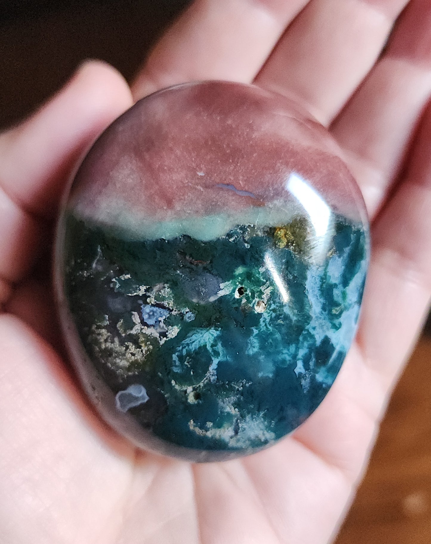 Ocean Jasper Palm Stone