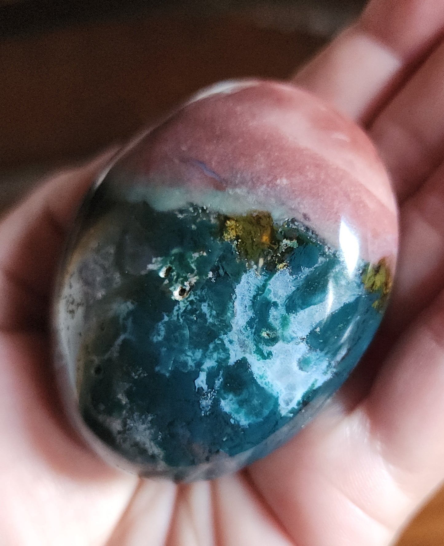 Ocean Jasper Palm Stone