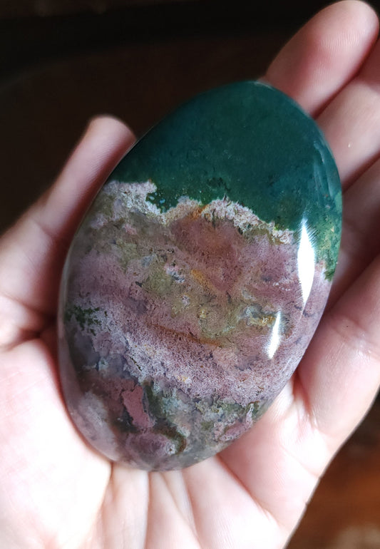 Ocean Jasper Palm Stone