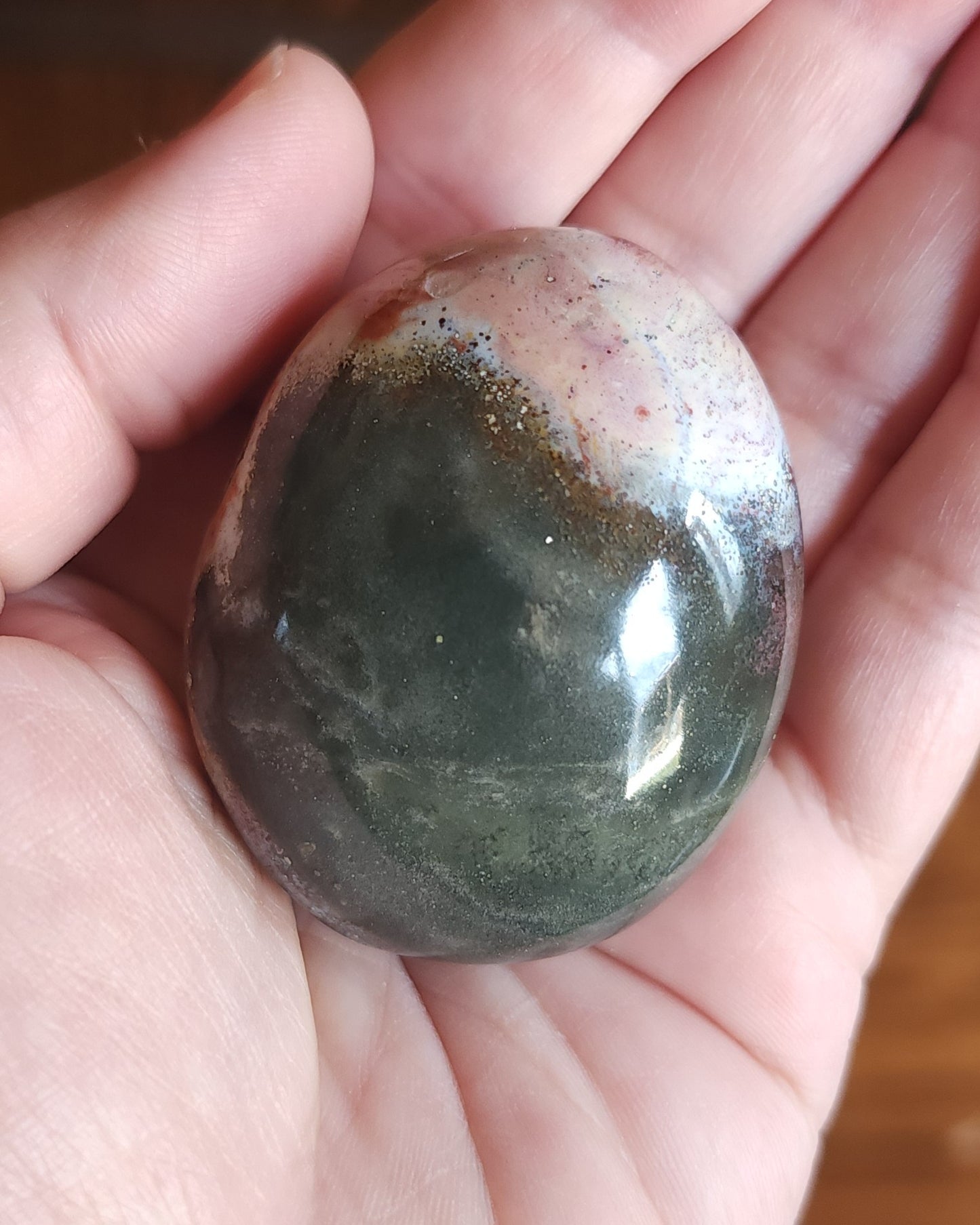 Ocean Jasper Palm Stone