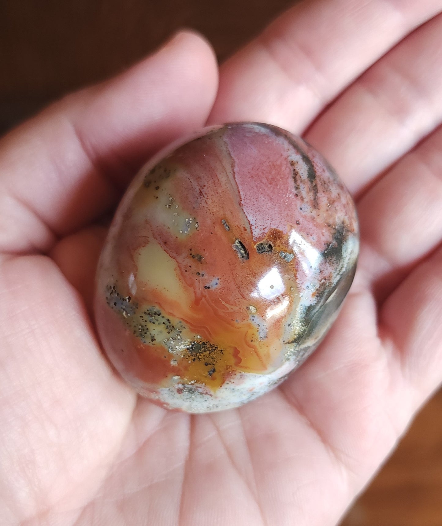 Ocean Jasper Palm Stone
