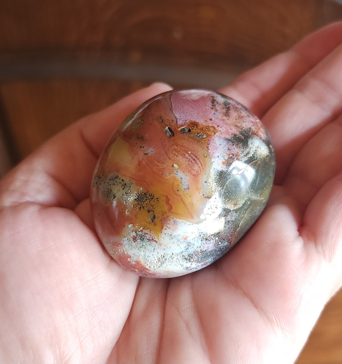 Ocean Jasper Palm Stone