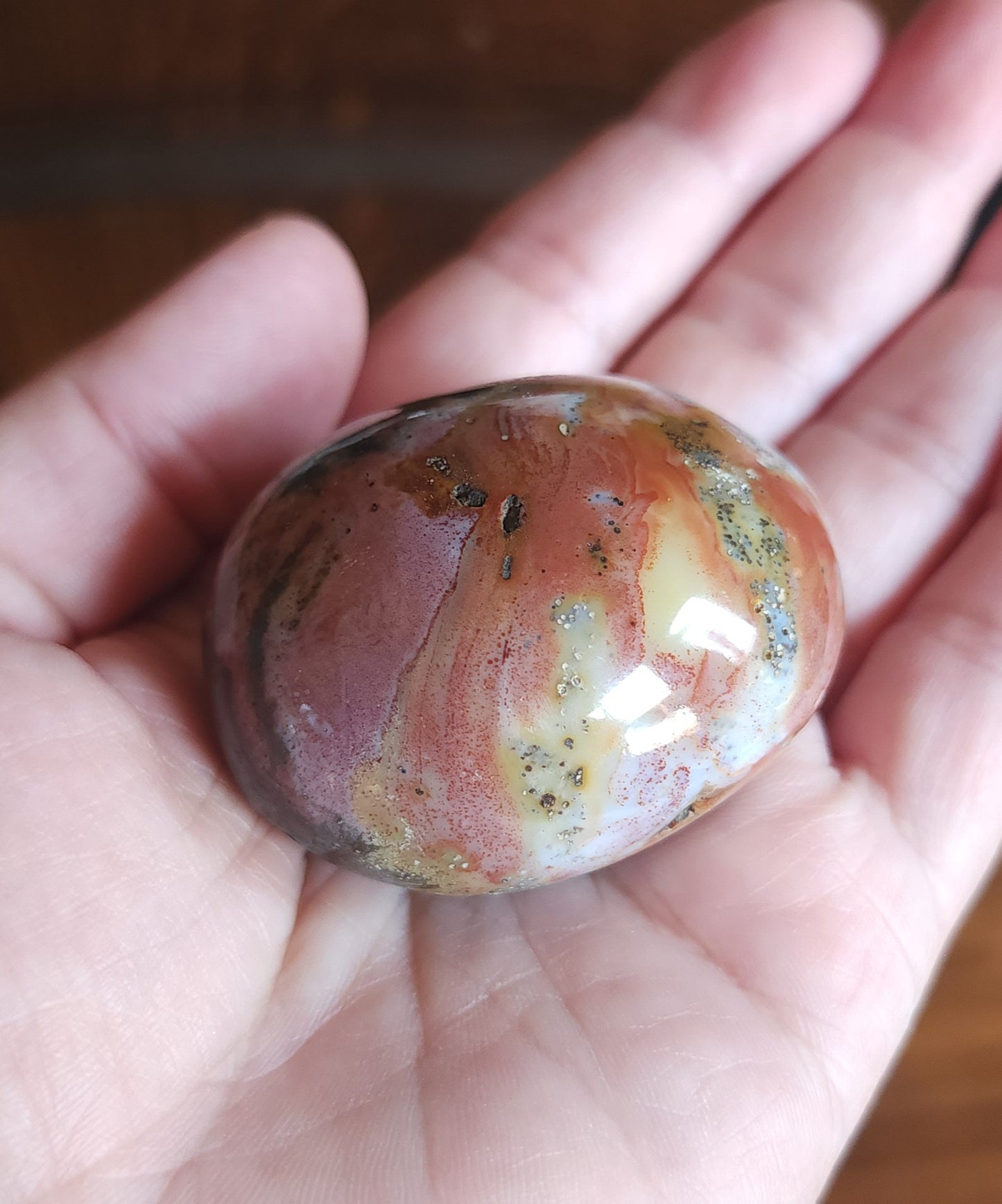 Ocean Jasper Palm Stone