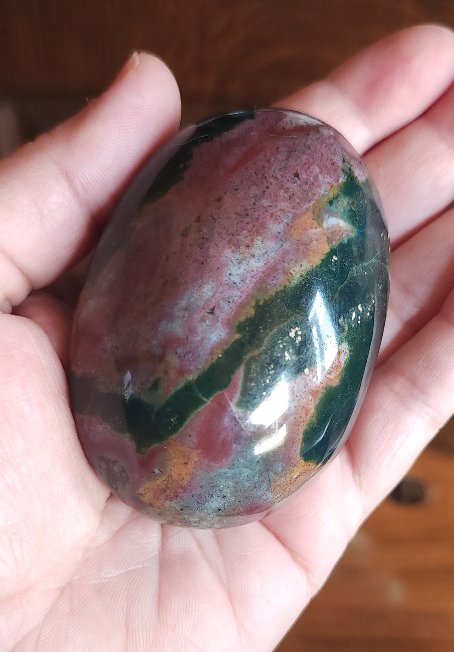 Ocean Jasper Palm Stone
